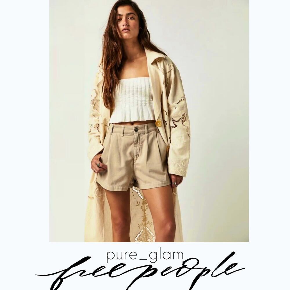 Free People chino shorts tan - Picture 2 of 5